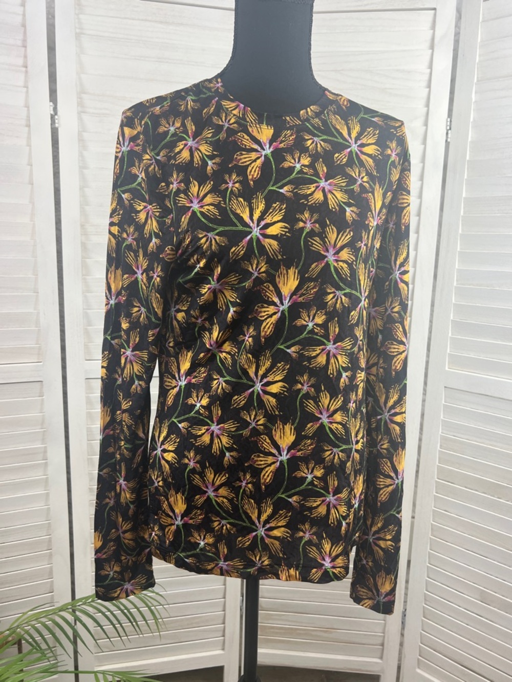 Ulla Johnson Eve Top in Maple Botanical Print XL